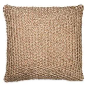 DKNY Loft Stripe Metallic Knit Decorative Pillow, 18 x 18