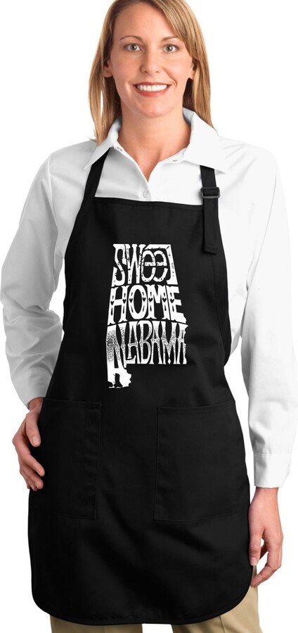Full Length Word Art Apron - Sweet Home Alabama