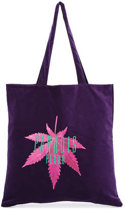 3.Paradis printed leaf tote bag