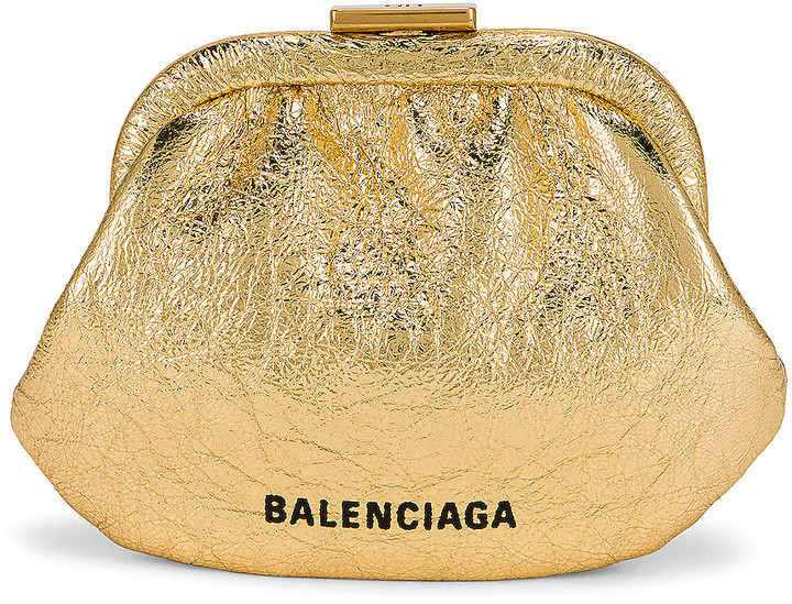 balenciaga gold bag