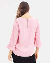 Thumbnail for your product : Vero Moda Frill 3/4 Sleeve Blouse