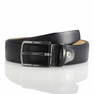 LINDENMANN men's leather belt/men's belt full grain leather