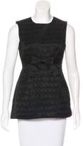 Thumbnail for your product : Milly Wool-Blend Sleeveless Top