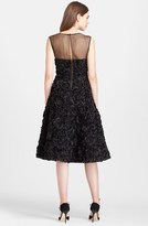 Thumbnail for your product : Tracy Reese Rose Appliqué Silk Georgette Dress