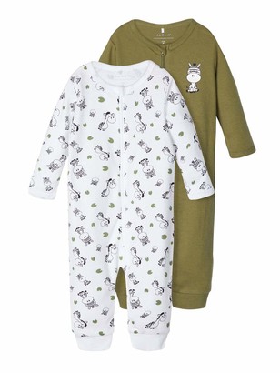 green baby sleepsuit