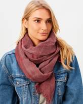 Thumbnail for your product : Maison Scotch Star Printed Wool Scarf
