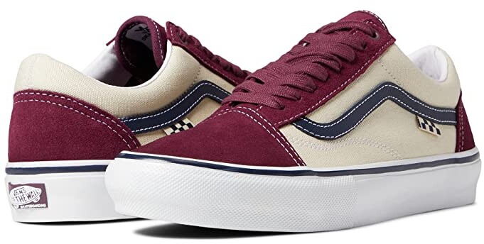 maroon vans sneakers