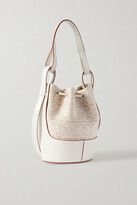 Thumbnail for your product : Loewe Paula's Ibiza Balloon Small Cotton-canvas And Leather Bucket Bag - White