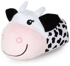 New Look Teens White Cow Slippers