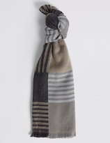 Thumbnail for your product : M&S Collection Striped Scarf