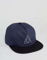 Thumbnail for your product : HUF Triple Triangle Snapback Cap With Corduory Visor
