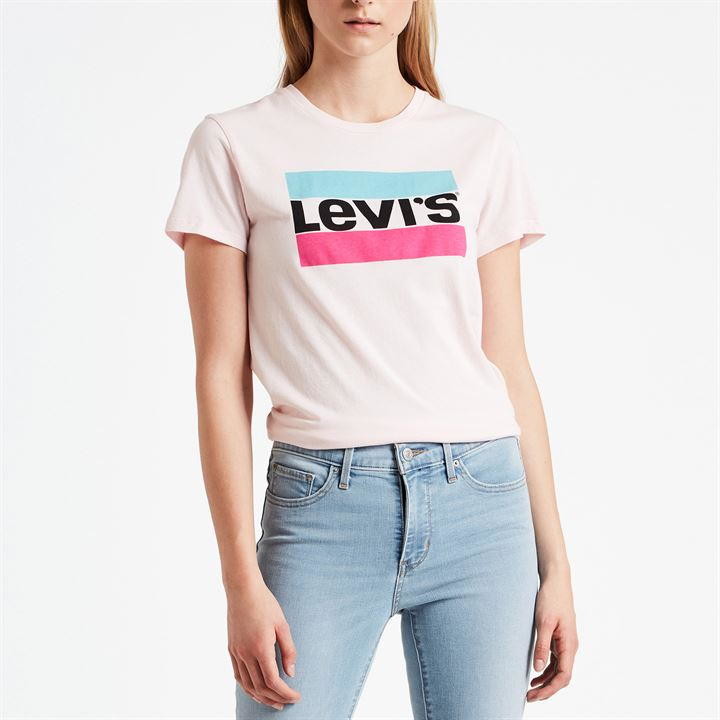 levis pink t shirt