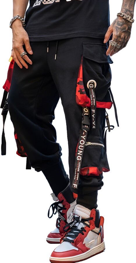 Hip Hop Pantaloni Lunghi Streetwear Ambcol Men's Trousers Jogger