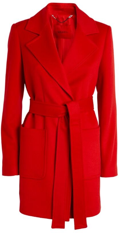 red wrap jacket