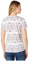 Thumbnail for your product : Lucky Brand Botanical Print Tee (White Multi) Women's Clothing