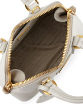 Thumbnail for your product : Prada Mini Saffiano Promenade Bag, White (Talco)