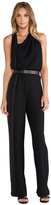 Thumbnail for your product : Halston Sleeveless Asymmetrical Jumpsuit