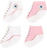 Thumbnail for your product : Converse New Born 2 Pack Booties