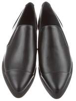 Thumbnail for your product : Vince Leather Pointed-Toe Loafers