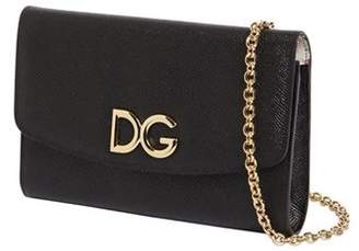 Dolce & Gabbana Dauphine Leather Clutch