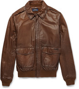 Thumbnail for your product : Polo Ralph Lauren Farrington Leather Bomber Jacket