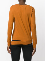 Thumbnail for your product : MM6 MAISON MARGIELA cut out hem long-sleeved top