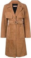 Thumbnail for your product : Yves Salomon Belted Midi Coat