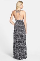 Thumbnail for your product : T-Bags 2073 Tbags Los Angeles Braid Back Jersey Maxi Dress