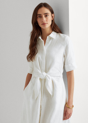 Ralph Lauren Linen Shirtdress - ShopStyle Day Dresses