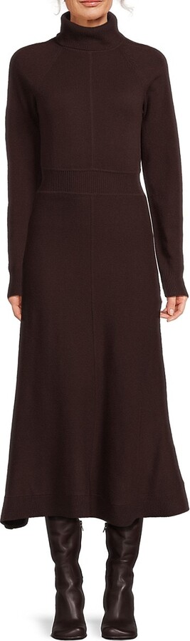 Derek Lam 10 Crosby Bethany Wool Turtleneck Midi-Dress