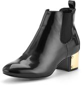Thumbnail for your product : Shoebox Shoe Box Aurelia Metal Detail Block Heel Ankle Boots