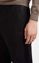 Thumbnail for your product : Maison Margiela Men's Tuxedo-Striped Piqué Drawstring Pants - Black