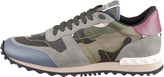 Thumbnail for your product : Valentino Rockstud Camo Sneaker, Green