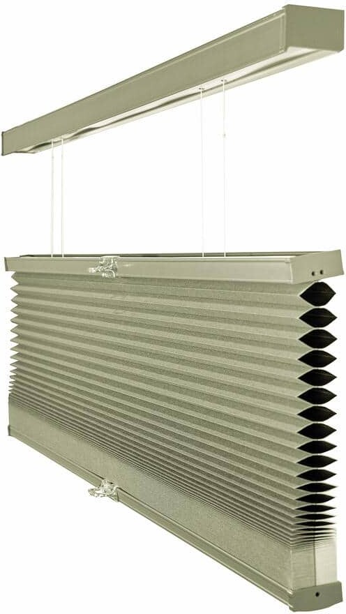 Chicology Cut-to-Size Palmer Green Cordless Top-Down Bottom-Up Blackout Insulating Polyester Cellular Shade 54 in. W x 48 in. L