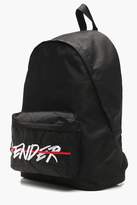 Thumbnail for your product : boohoo Pride End Gender Heavy Nylon Rucksack