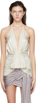 Thumbnail for your product : Rick Owens Lilies Off-White Scarlett Tank Top