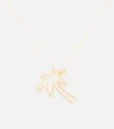 Thumbnail for your product : ALIITA Palmera 9kt gold necklace