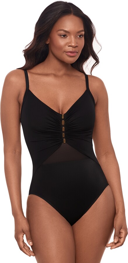 Miraclesuit Women's Network News Mariposa Underwire One-Piece Swimsuit