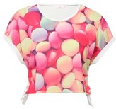 Thumbnail for your product : M&Co Sweet print cropped t-shirt