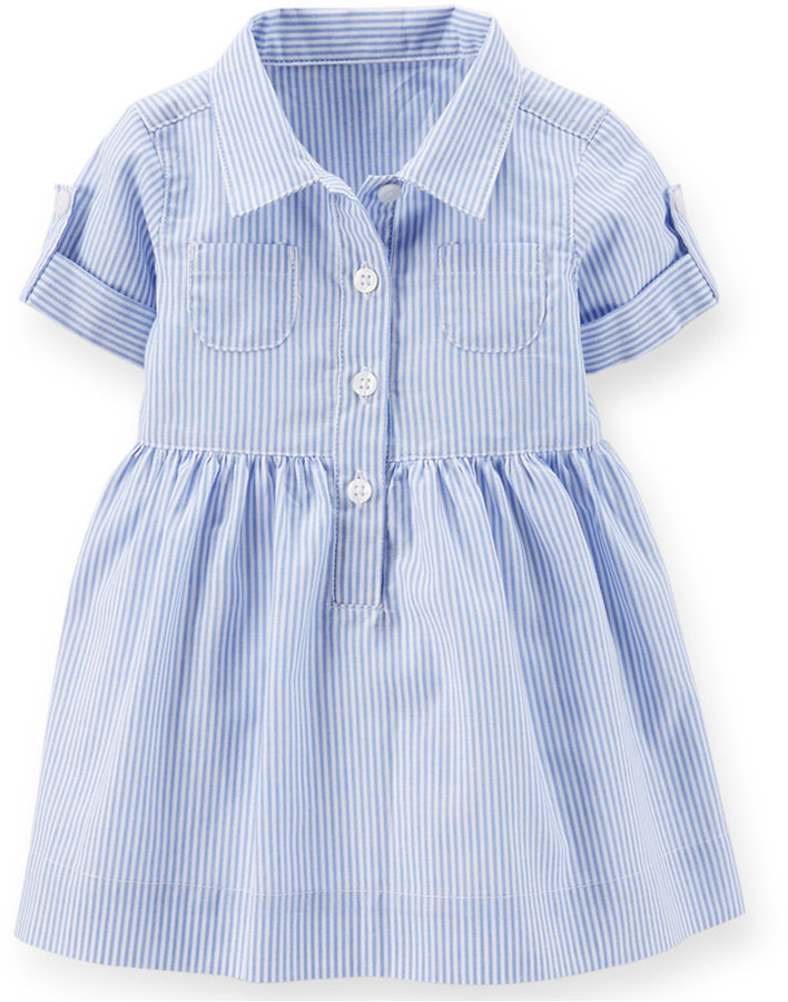 Carter's Baby Girls' Striped Shirtdress - ShopStyle