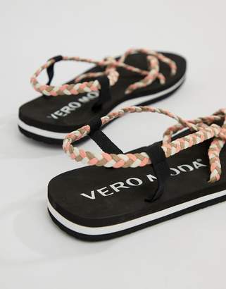 Vero Moda Multi Strap Flat Sandal
