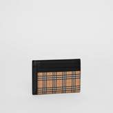 Thumbnail for your product : Burberry Small Scale Check and Leather Money Clip Card Case