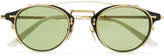 Thumbnail for your product : Gucci Convertible Round-Frame Acetate and Metal Sunglasses