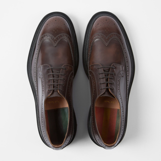 Paul Smith Men's Brown Calf Leather 'Grand' Brogues