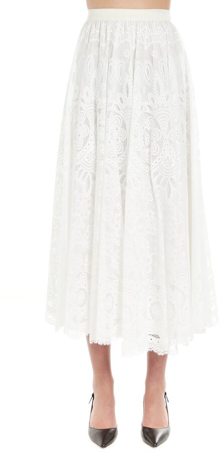Valentino Lace Skirt | Shop the world's largest collection of 