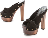 Thumbnail for your product : Giuseppe Zanotti Suede Platform Mules