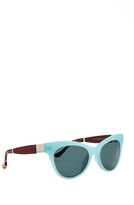 Thumbnail for your product : The Row Poolside Blue Acetate Lens With Burgundy