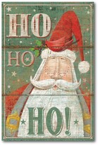 Thumbnail for your product : Courtside Market Ho Ho Ho 12x18 Gallery-Wrapped Canvas Wall Art