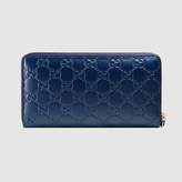 Thumbnail for your product : Gucci Signature zip around wallet