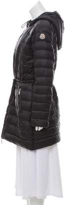 Moncler Laure Lightweight Hooded Down Coat